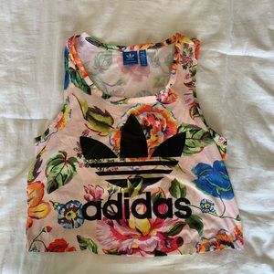 Adidas Floral Crop Top